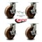 Service Caster 12 Inch Heavy Duty High Temp Phenolic Caster Brakes 2 Swivel Locks SCC, 4PK SCC-KP92S1230-PHRHT-SLB-BSL-2-SLB-2 - alternate 5